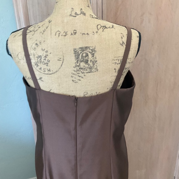 Vintage 90’s Y2k Iridescent Brown Beaded Bodice Prom Dress Maxi Fairy Rachel 12 - Picture 5 of 15